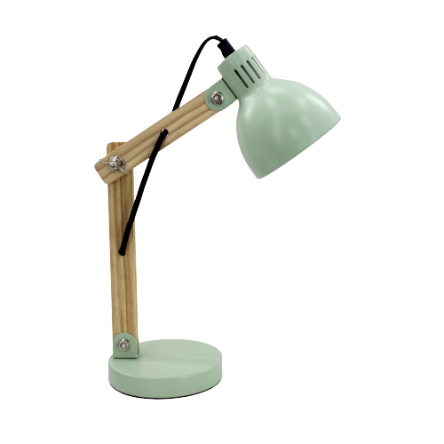 Lámpara de escritorio E14 verde vintage fiona